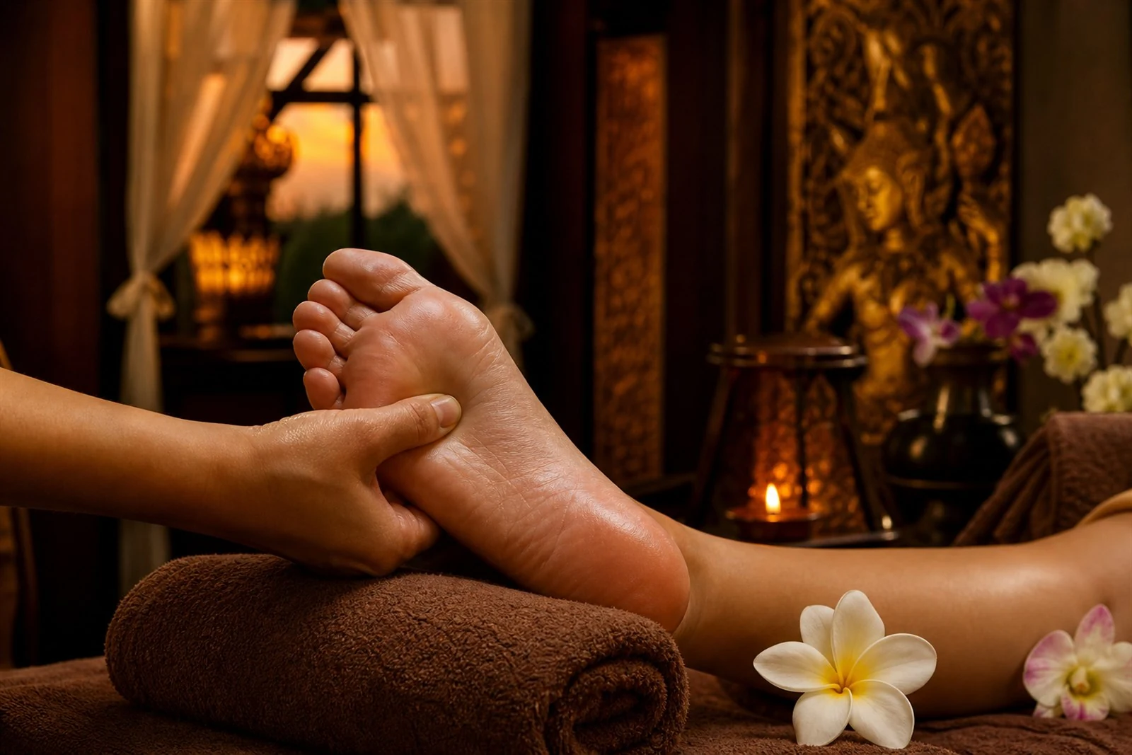 Reflexology Foot Massage at Siri Thai Massage and Spa Mt Wellington