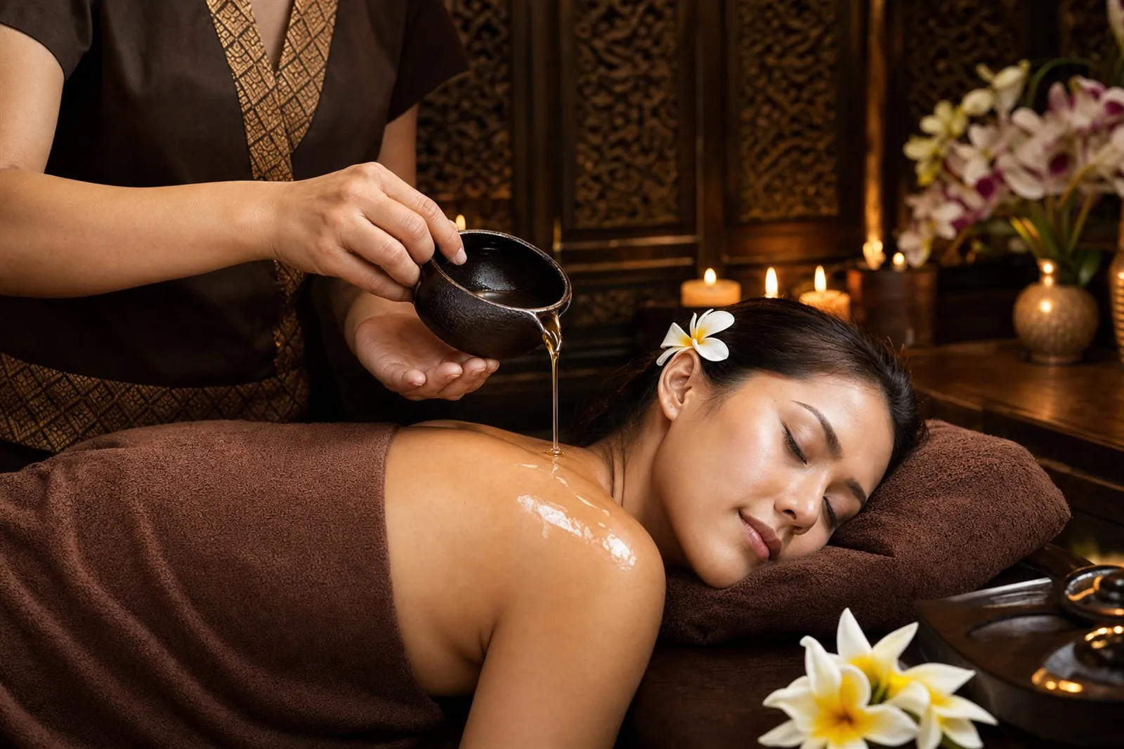 Warm Coconut Oil Massage at Siri Thai Spa Viaduct